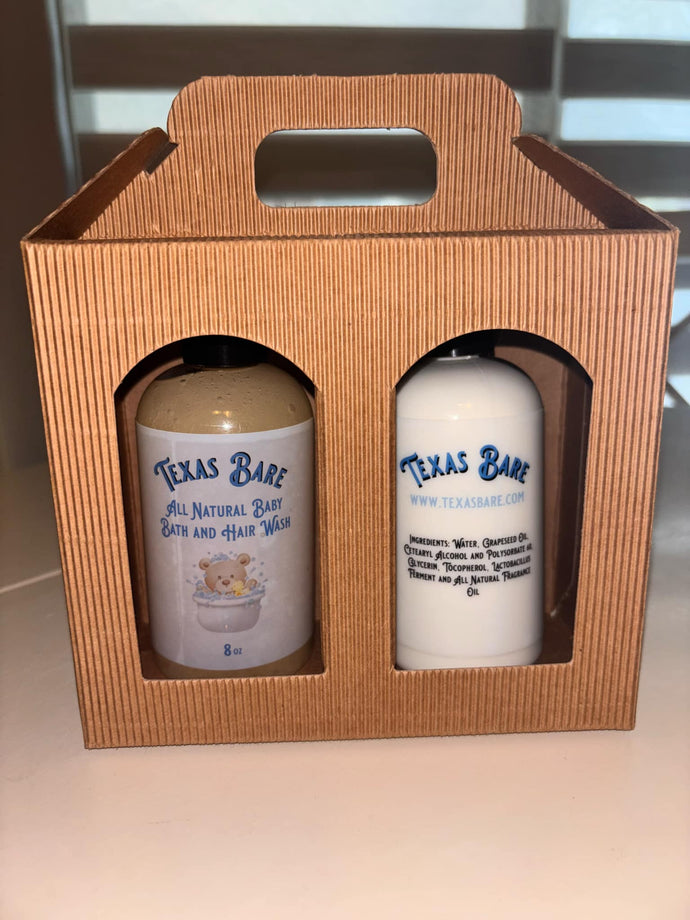 All Natural Baby Bath Set