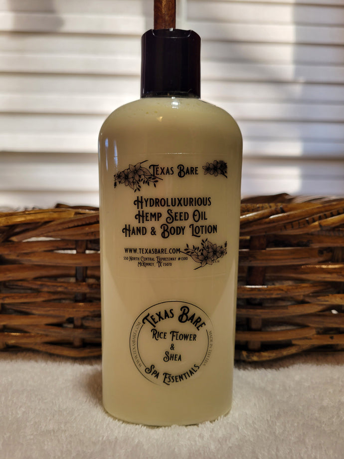 Hydroluxurious Hemp Seed Oil Lotion